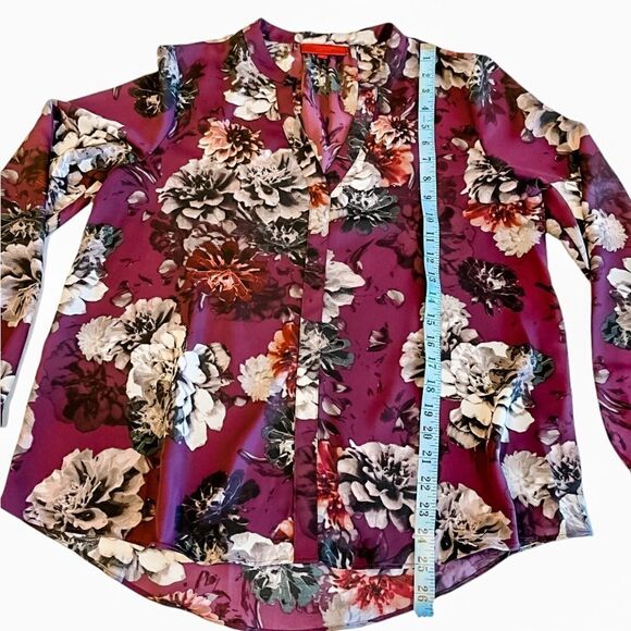 🍋 Gibson Latimer • Long Sleeve Flowered Boho Top - Picture 9 of 9